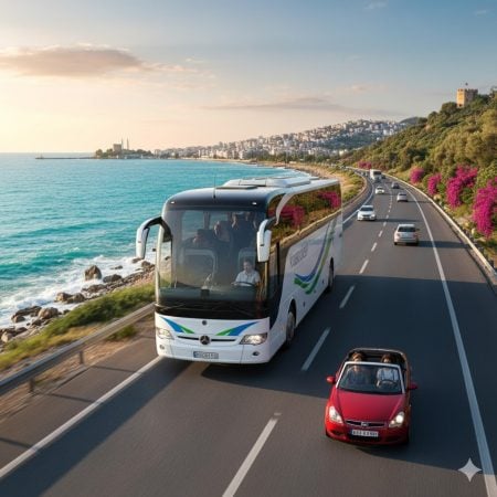 Getting Kusadasi by Bus Car