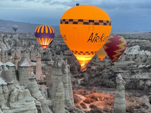 Love valley hot air balloons cappadocia