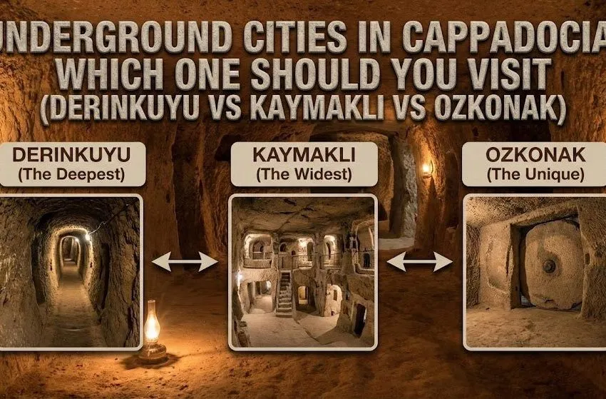 Underground Cities in Cappadocia: Which One Should You Visit (Derinkuyu vs Kaymakli vs Ozkonak)
