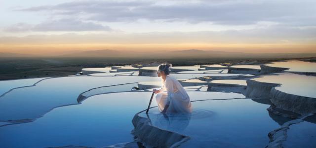 Pamukkale Traventines with Thermal Relaxation