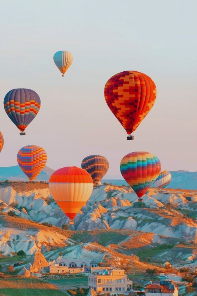 Cappadocia sky hot air balloons