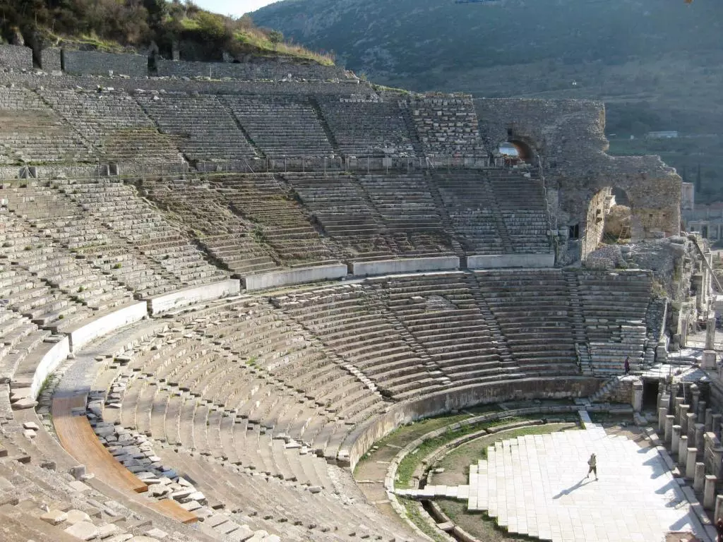 The Great Amphitheatre in Ephesus Ancient City