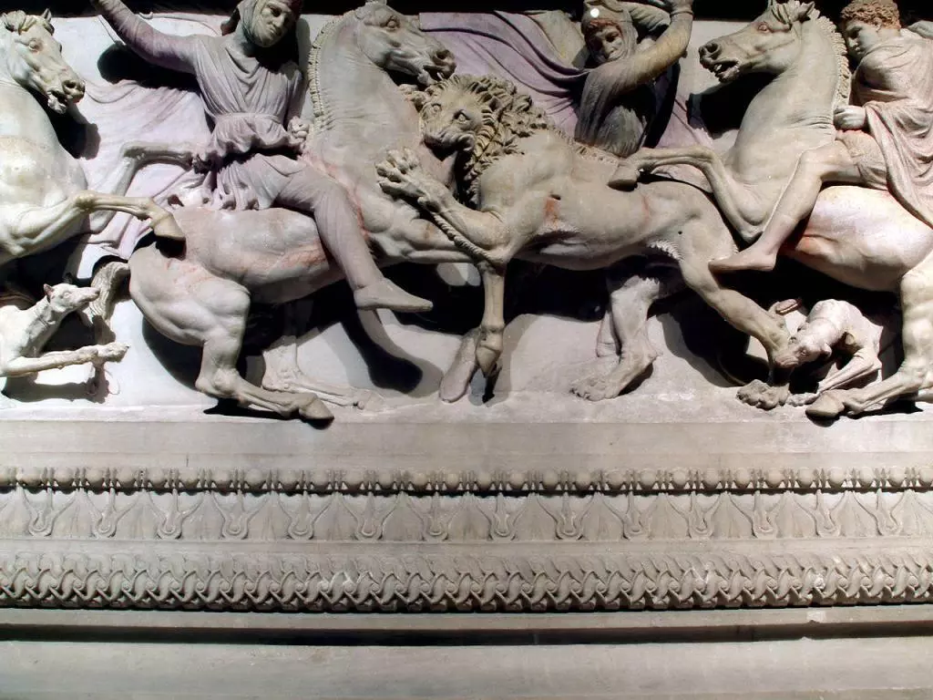Lions Sarcophagus Kas Antalya
