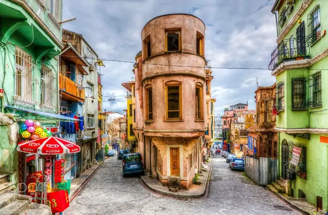 Angolo storico e colorato a Balat Istanbul