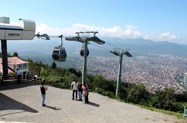 Panorama della città di Bursa dalla funivia