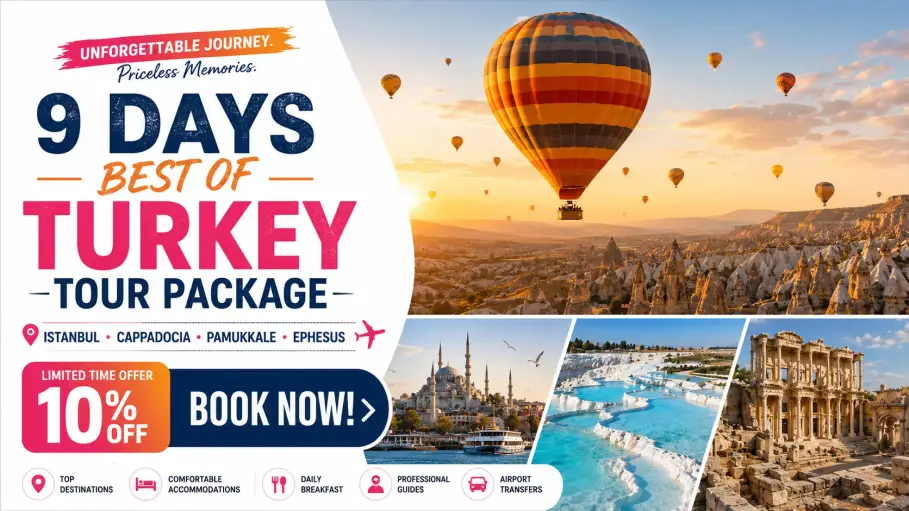 9 Days Best of Turkey Tour Package