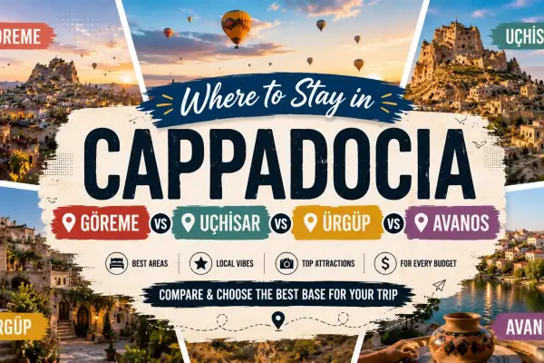 Where to Stay in Cappadocia: Göreme vs Uçhisar vs Ürgüp vs Avanos 2026