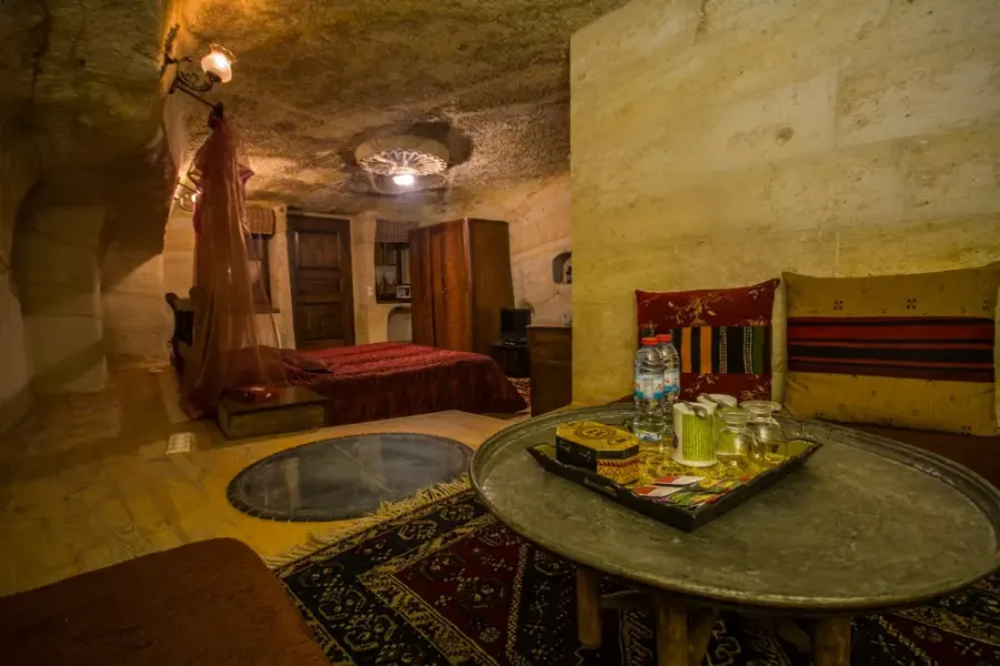 Traditional cave rooms at Assiana Cave House in Cappadocia
