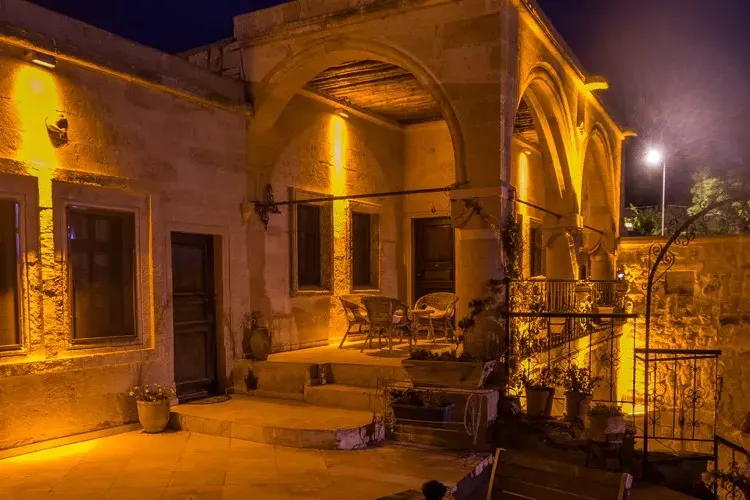 Stone rooms and cave accommodation at Assiana Cave House in Ürgüp