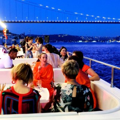 Bosphorus Dinner Cruise Boat Upper Floor