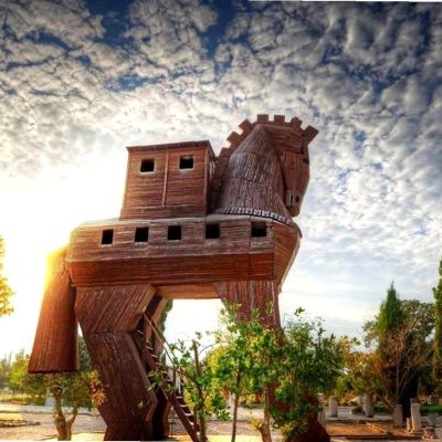Troy Ancient City Trojan Horse Replica 1