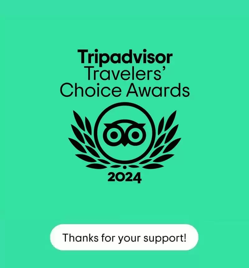 TripAdvisor Travelers Choice 2024